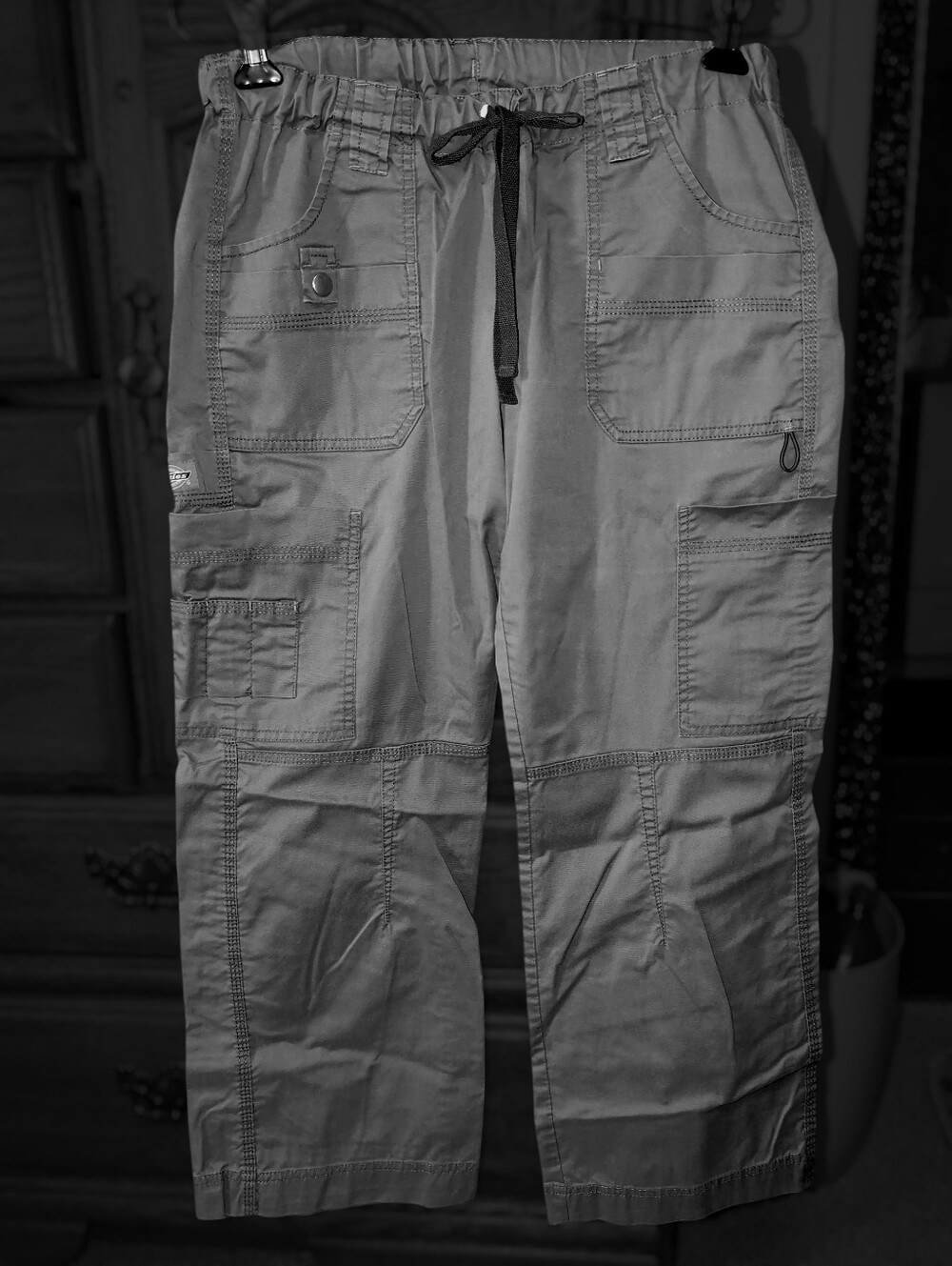 ❤️ Dickies Scrubs Cargo Drawstring Pants — Gray XL